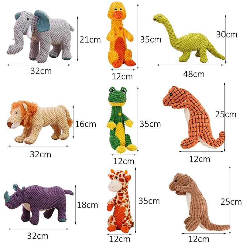 Dog Chew Dinosaur Toys